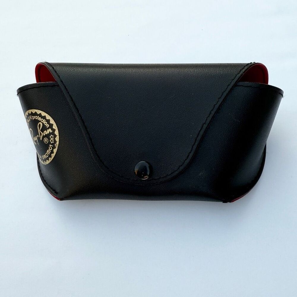 Vintage Ray-Ban Glasses Eyeglasses Sunglasses Case w/ Classic Red Interior